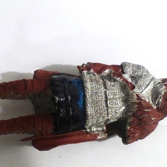 HEAVY 4" LEAD FIGURE Lead Figurine Dungeon & Dragons Knight Warrior Wizard - Picture 10 of 13